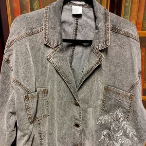 Jamie Nicole collection sz 36 stonewashed jacket
